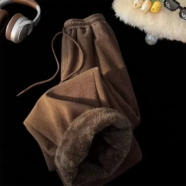 kf-S12145f5cc72e41d18e27257f4cca231bl Americano outono e inverno homens e mulheres na moda personalizado perna reta calças casuais para casais solto encaixe harajuku calças