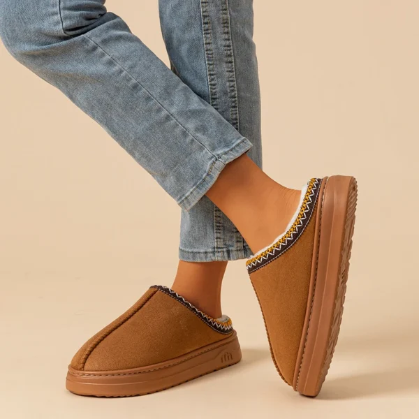 Inverno feminino chinelo moda pele fuzzy antiderrapante sola macia ao ar livre indoor quente conforto masculino lazer pelúcia houseshoes casal