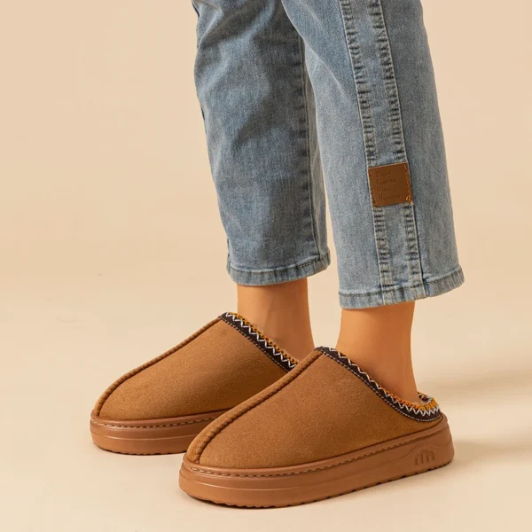 Inverno feminino chinelo moda pele fuzzy antiderrapante sola macia ao ar livre indoor quente conforto masculino lazer pelúcia houseshoes casal