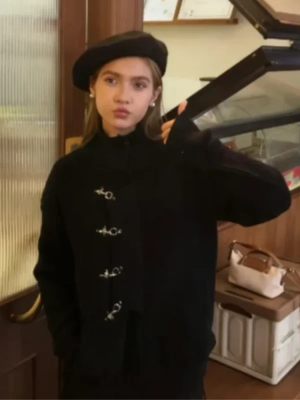 Mulheres vintage sólido jaqueta de couro do plutônio manga longa gola com zíper casaco moda bolso outwears 2025 novo feminino streetwears