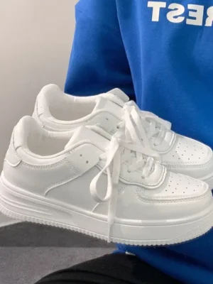 Tênis mulher primavera outono esportes sapatos de placa moda conforto colorido casual estilo academia pequenos sapatos brancos femininos
